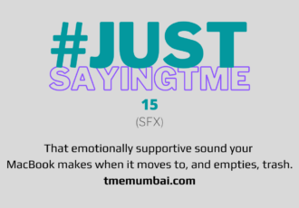 #JustsayingTME