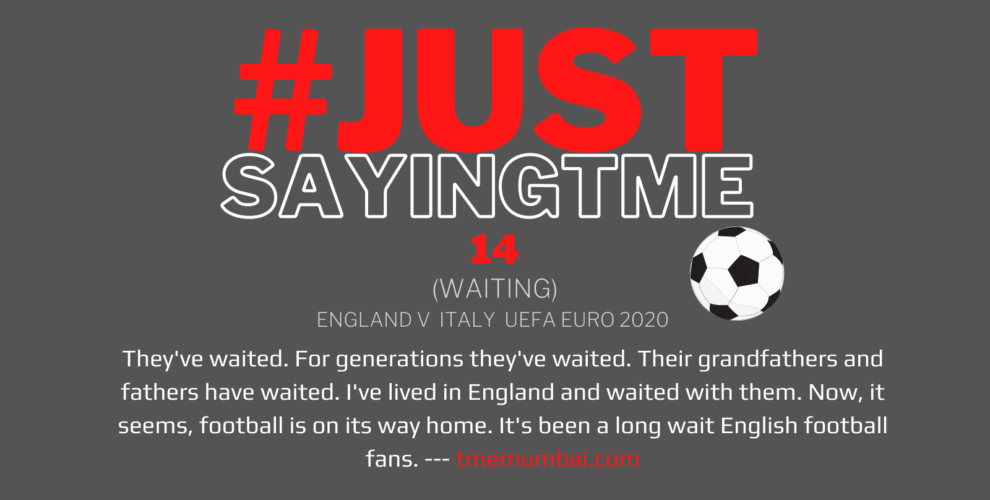 Euro 2020 football is coming home England V Italy